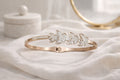 Anti Tarnish Stainless Steel Floral Bracelet for Women & Girls